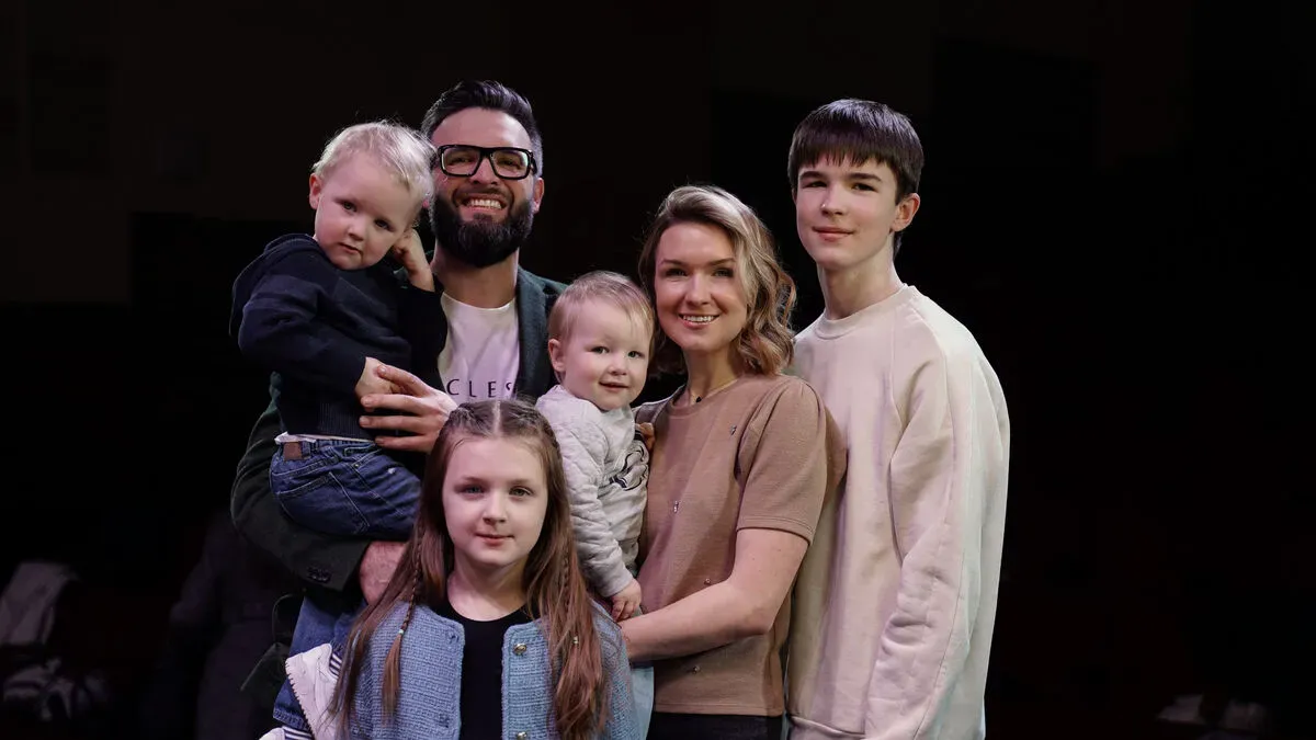 Pastor Oleg Bogomaz and family